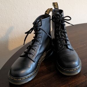 Dr. Martens | Classic Black Combat Boots | Nappa Leather